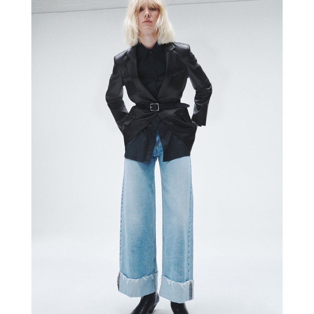 Nwt Rag & Bone Sofie Ankle Ultra Wide-Leg Jean Size 24